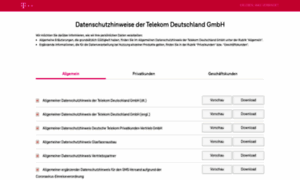 Datenschutzhinweise.telekom-dienste.de thumbnail