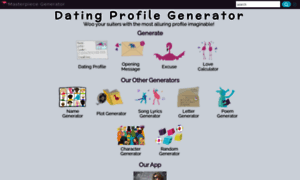 Dating-profile-generator.org.uk thumbnail