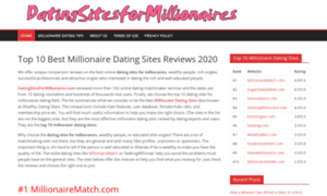 Datingsitesformillionaires.com thumbnail