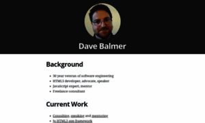 Davebalmer.com thumbnail