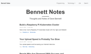 Davebennett.tech thumbnail