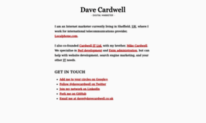 Davecardwell.co.uk thumbnail