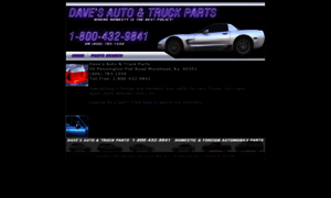 Davesautoandtruckparts.com thumbnail