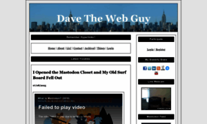 Davethewebguy.com thumbnail