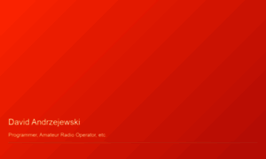 Davidandrzejewski.com thumbnail