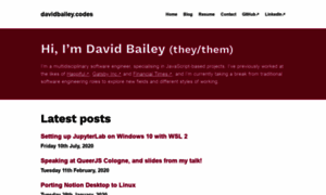 Davidbailey.codes thumbnail