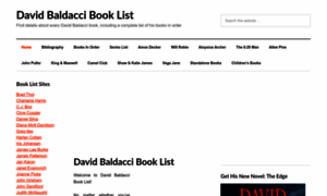 Davidbaldaccibooklist.com thumbnail