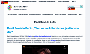 Davidbowie-berlin.de thumbnail