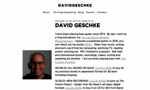 Davidgeschke.com thumbnail