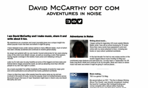 Davidmccarthy.com thumbnail