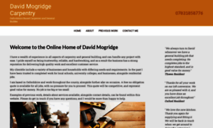 Davidmogridge.co.uk thumbnail