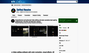 Davinci-resolve.en.lo4d.com thumbnail