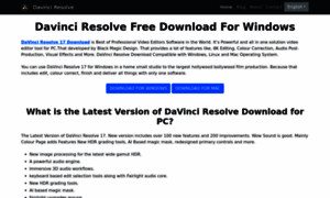Davinciresolve.org thumbnail