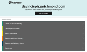 Davincispizzarichmond.com thumbnail