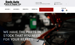 Davisautopartsandrepair.com thumbnail