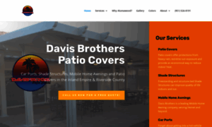 Davisbrotherspatiocovers.com thumbnail