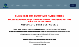 Davisgolfcourse.com thumbnail