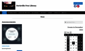 Davisvillefreelibrary.org thumbnail