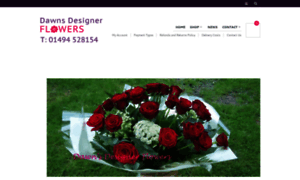Dawnsdesignerflowers.co.uk thumbnail