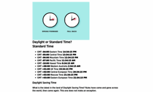 Daylight-saving-time.com thumbnail