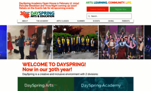 Dayspringarts.org thumbnail