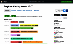 Daytonstartupweek2017.sched.com thumbnail