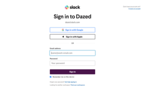 Dazed.slack.com thumbnail