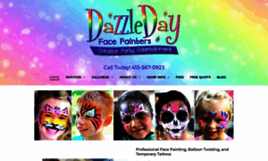 Dazzledayfacepainters.com thumbnail