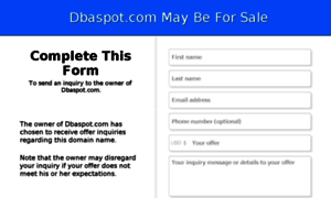 Dbaspot.com thumbnail