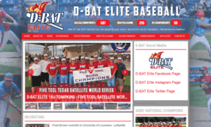 Dbatelitebaseball.com thumbnail