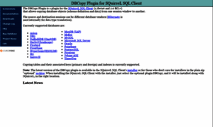 Dbcopyplugin.sourceforge.net thumbnail