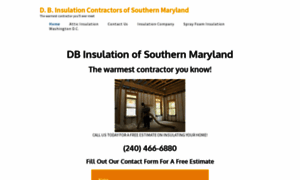 Dbinsulationofsouthernmaryland.com thumbnail