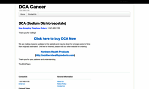Dcacancer.org thumbnail