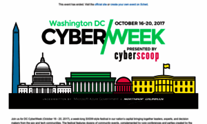 Dccyberweek2017.sched.com thumbnail