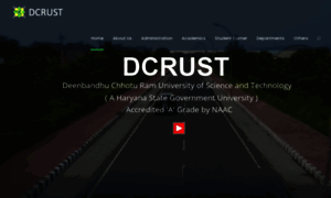 Dcrust.edu.in thumbnail