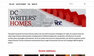 Dcwritershomes.wdchumanities.org thumbnail