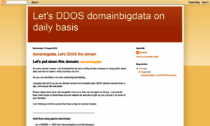 Ddos-domainbigdata.blogspot.com thumbnail
