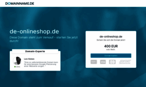 De-onlineshop.de thumbnail