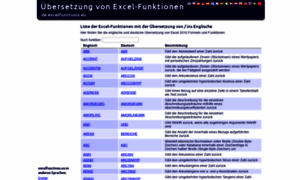 De.excelfunctions.eu thumbnail