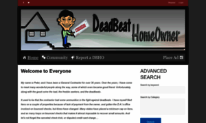Deadbeathomeowner.com thumbnail
