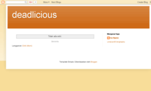 Deadlicious.blogspot.com thumbnail