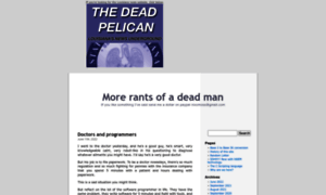 Deadpelican.com thumbnail
