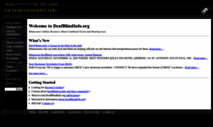 Deafblindinfo.org thumbnail