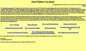 Deafchildrencanspeak.com thumbnail