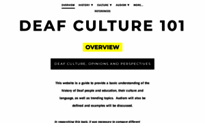 Deafculture101.weebly.com thumbnail