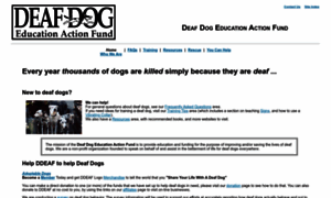 Deafdogs.org thumbnail