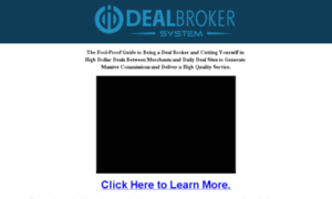 Dealbrokersystem.com thumbnail