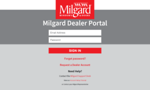 Dealer.milgard.com thumbnail