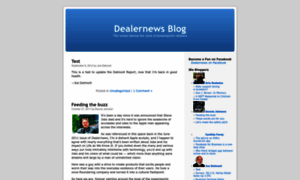 Dealernewsblog.wordpress.com thumbnail
