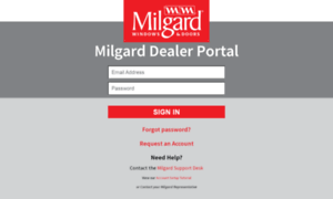Dealers.milgard.com thumbnail